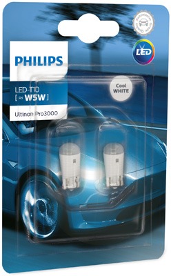 Zestaw żarówek Philips led w5w 12v 0.6w ult pro3000 si